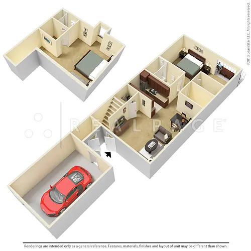 Floor plan Shannon II Townhome