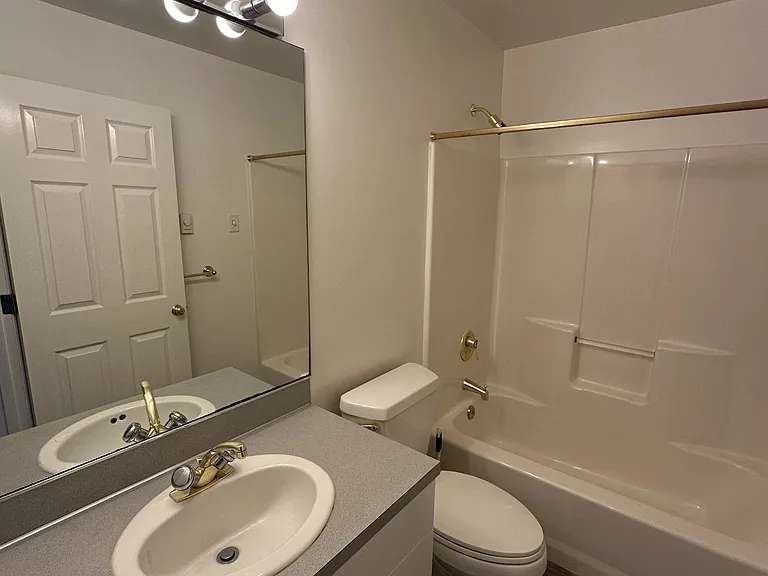 Hallway bathroom.