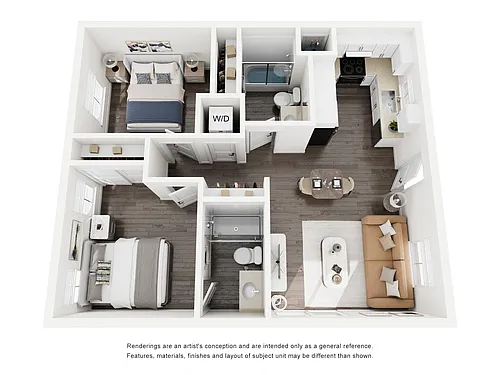 Floor plan The Sevilla Bloom Cottage