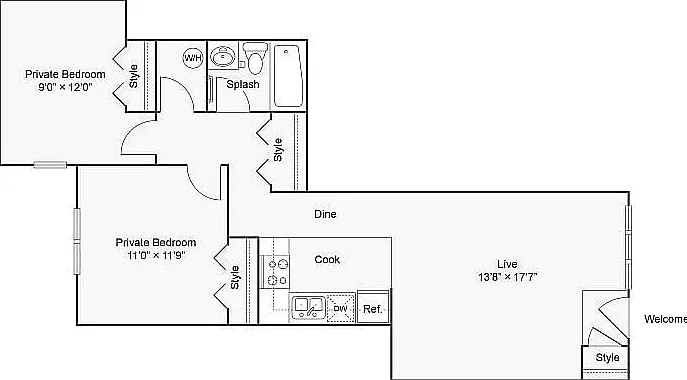 2 Bed/ 1 Bath Guthrie Reserve 2 Bed/ 1 Bath Guthrie Reserve