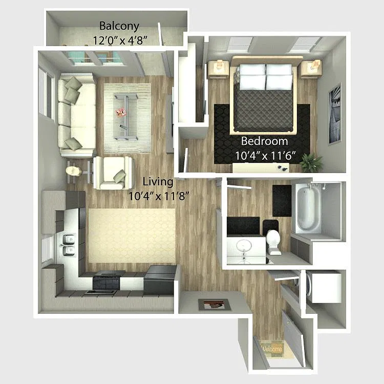 Floor plan A1
