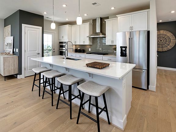 Model Representation - Gourmet Kitchen in the Declan at MetroPark at Arrowbrook.