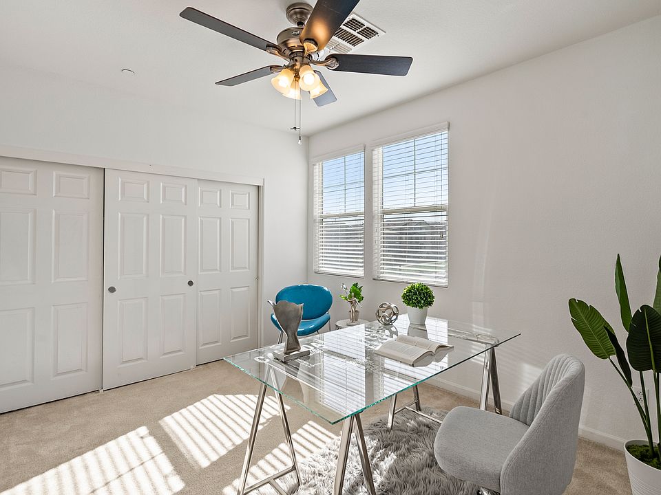 Staged picture of 2nd floor bedroom - the room is *NOT* furnished