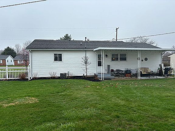 backyard with covered patio