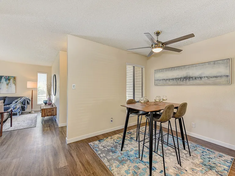 Dining Area with Ceiling Fan