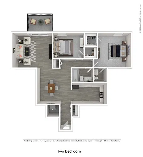 Floor plan 2b1.5b Tax Credit Classic