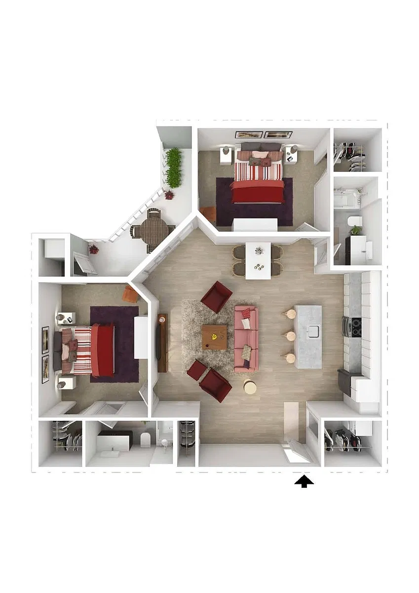 Floor plan The Titian