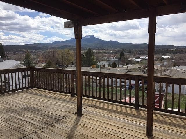Deck off back of house