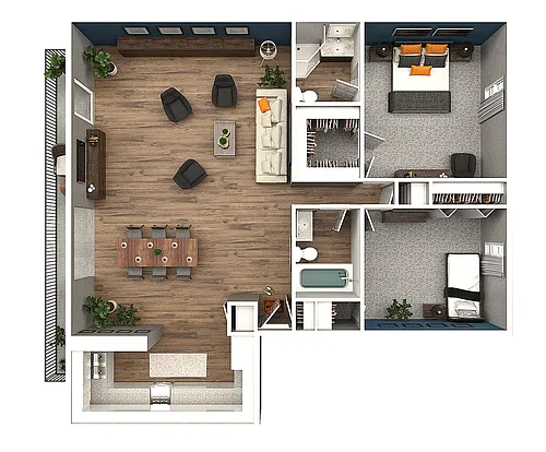 Floor plan Putter