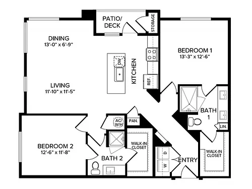 Floor plan B2D