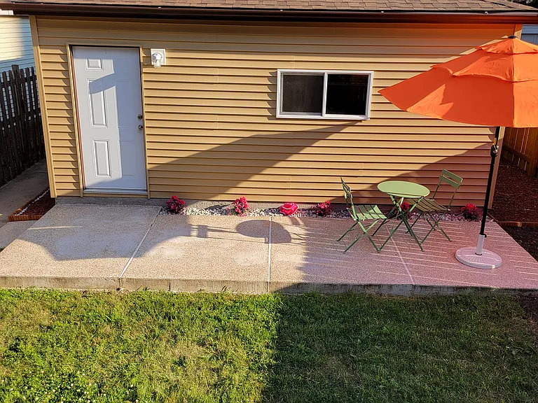 2-Car Garage. EV Tesler Level 2 Charge Station and Patio