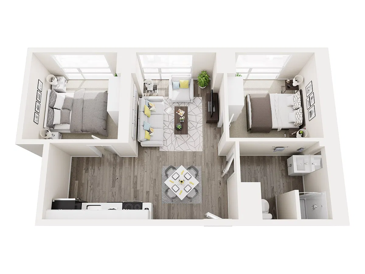 Floor plan 2B