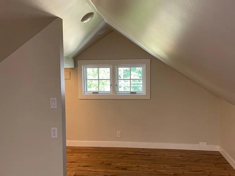 Loft to back windows