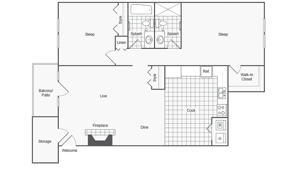 Floor plan Columbia