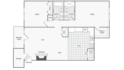 Floor plan Columbia
