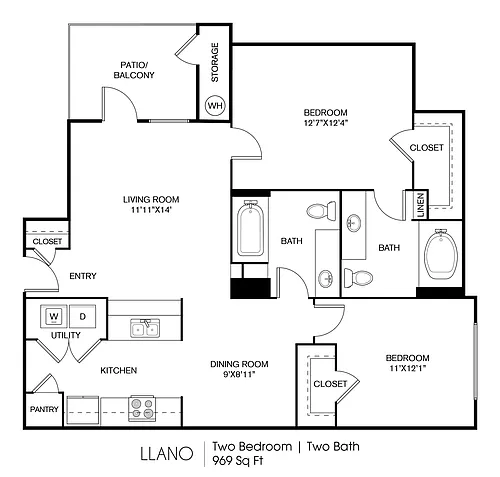 Floor plan B1 - Llano
