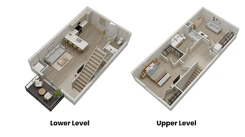 Floor plan A3 Townhome with Den