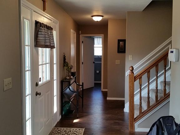 view of entryway from family room