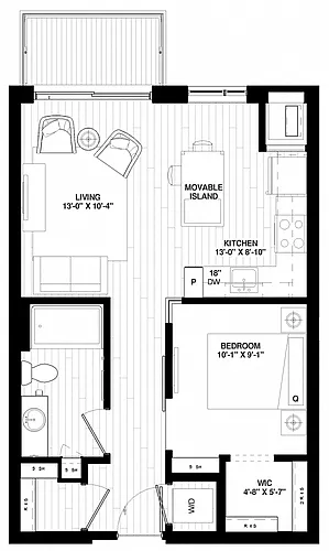 Floor plan Penn A