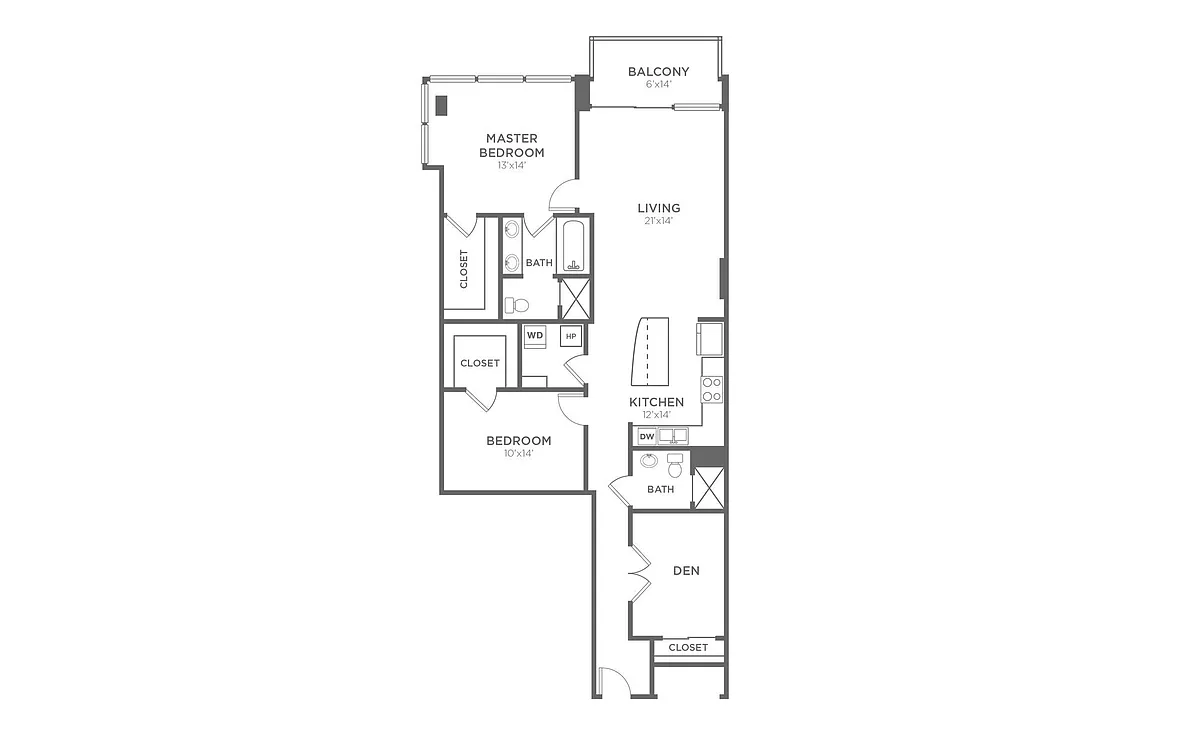 Floor plan B8D