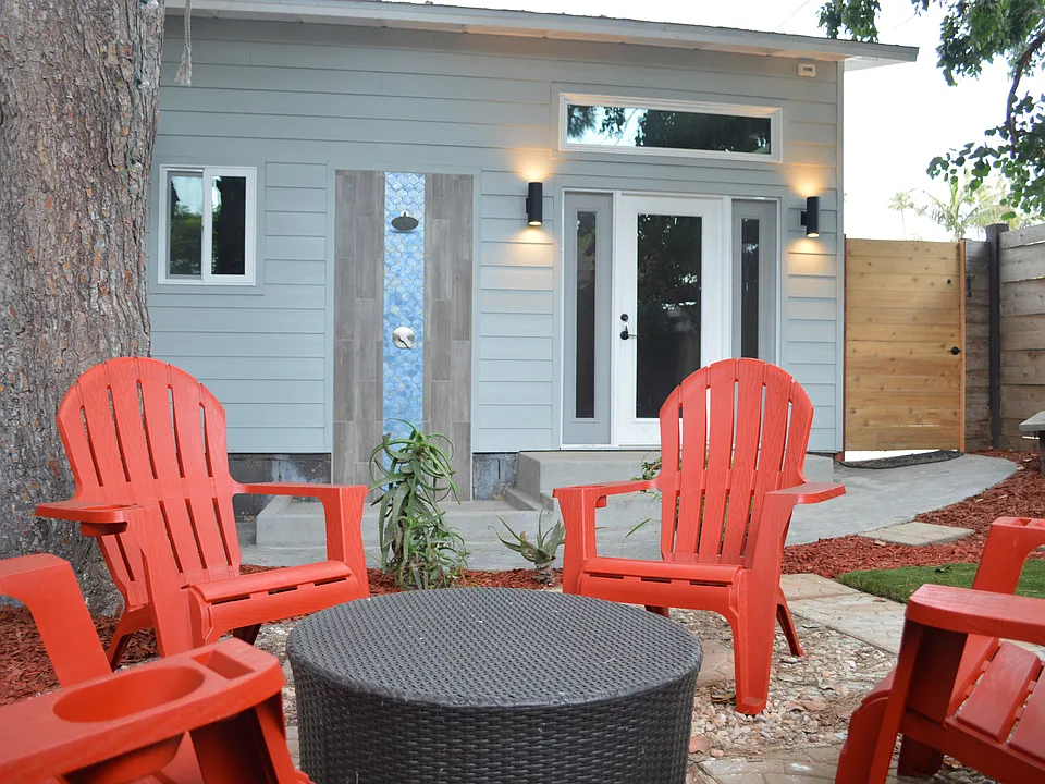 Outdoor seating area