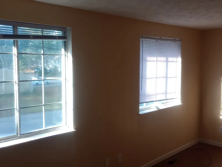 bedroom with large closet space