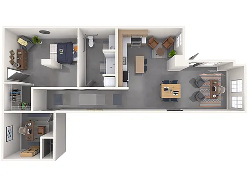 Floor plan B4 Work Live
