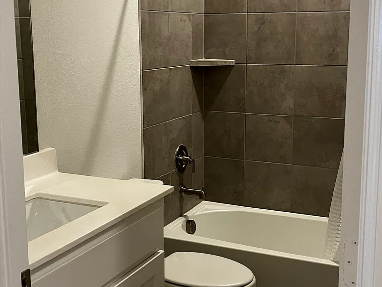 full bathroom between bedroom #2 and office (or bedroom 3)