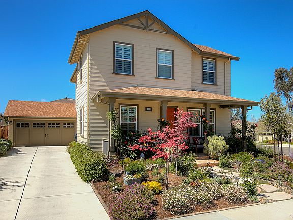Long Driveway with Attached Garage 