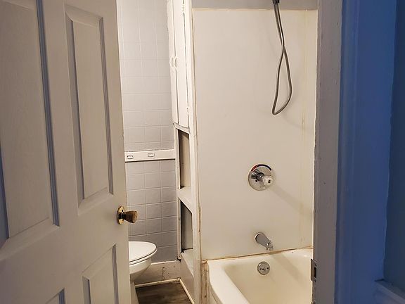 Bathroom off the living room