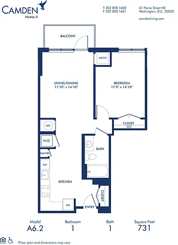 Floor plan A62