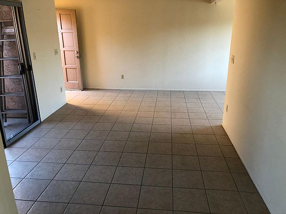 Large living area. Sliding door to deck