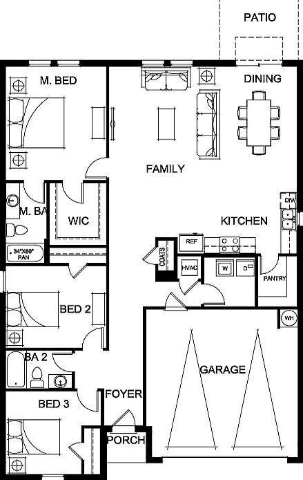 3 bed, 2.0 bath, 1641 sqft, $2,140 — Photo 2