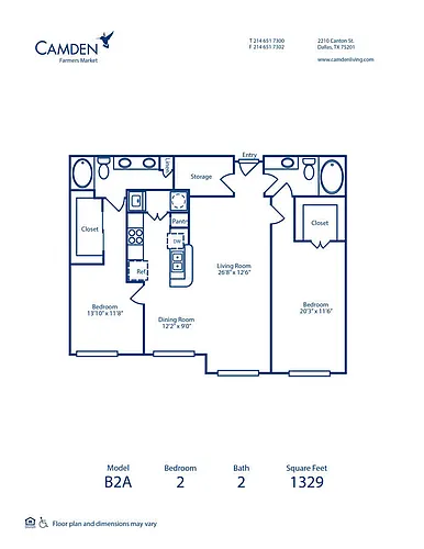 Floor plan B2A