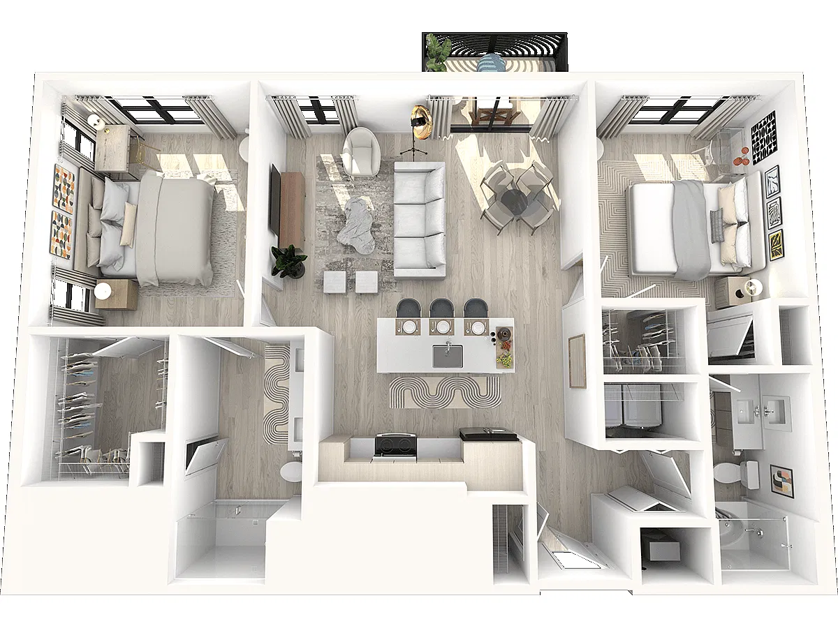 Floor plan B7 Serendipity