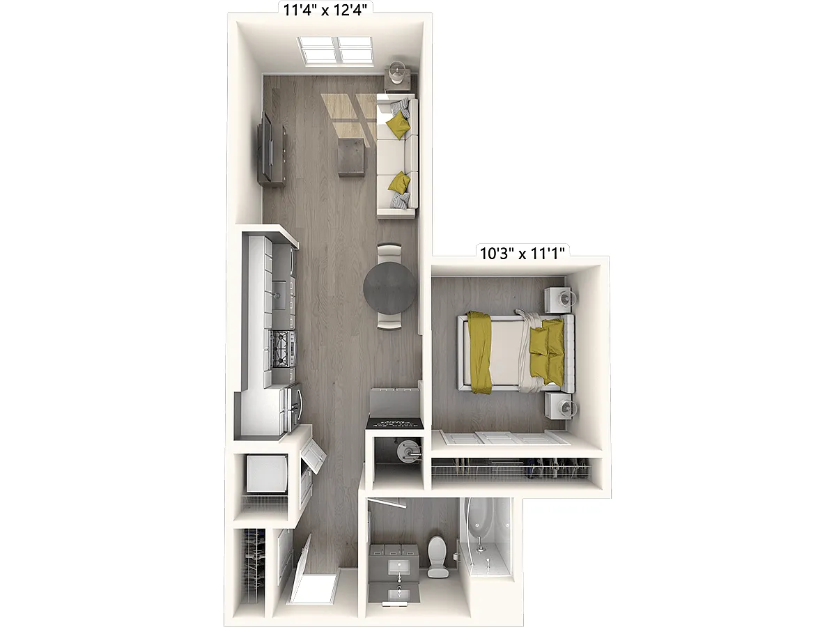 Floor plan AM04-Scheme1-NoBalcony