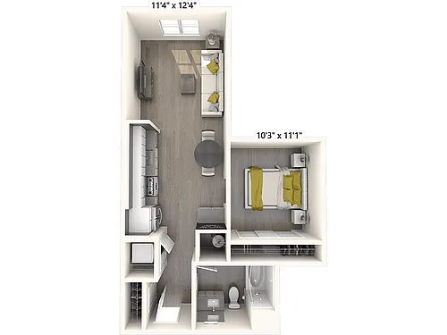 Floor plan AM04-Scheme1-NoBalcony