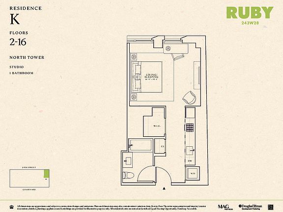 2nd image of 243 W 28th St #4KN