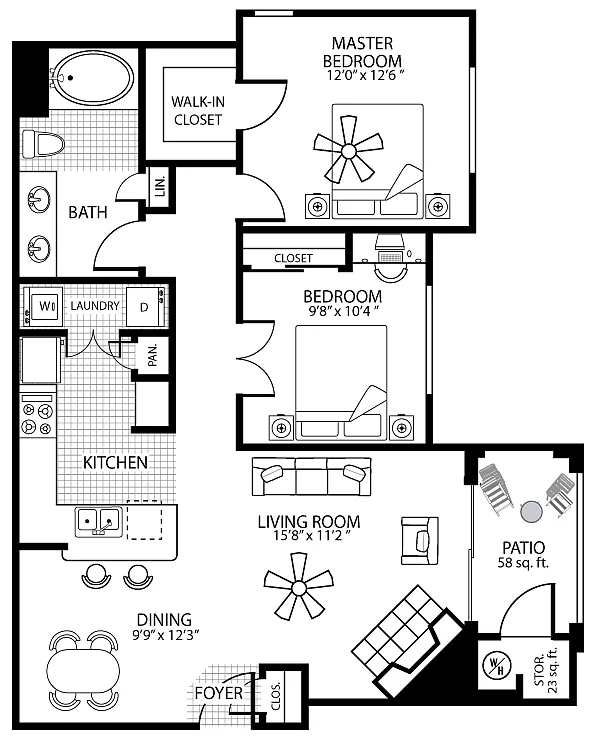 Floor plan B1