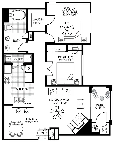 Floor plan B1