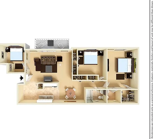 ChestnutRun 3BD 1.5Bath 1050sqft- ChestnutRun 3BD 1.5Bath 1050sqft-