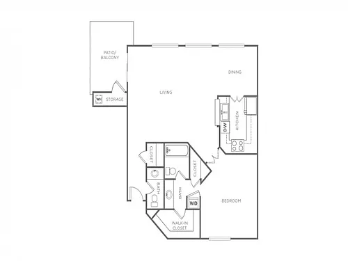 Floor plan 1C - Classic