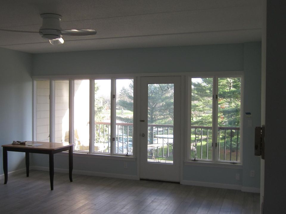 Living Room windows view upon entry.