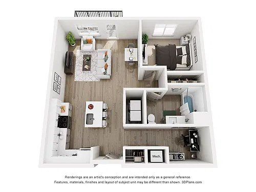 Floor plan Station