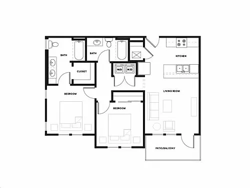 Floor plan The Jasper - ADA