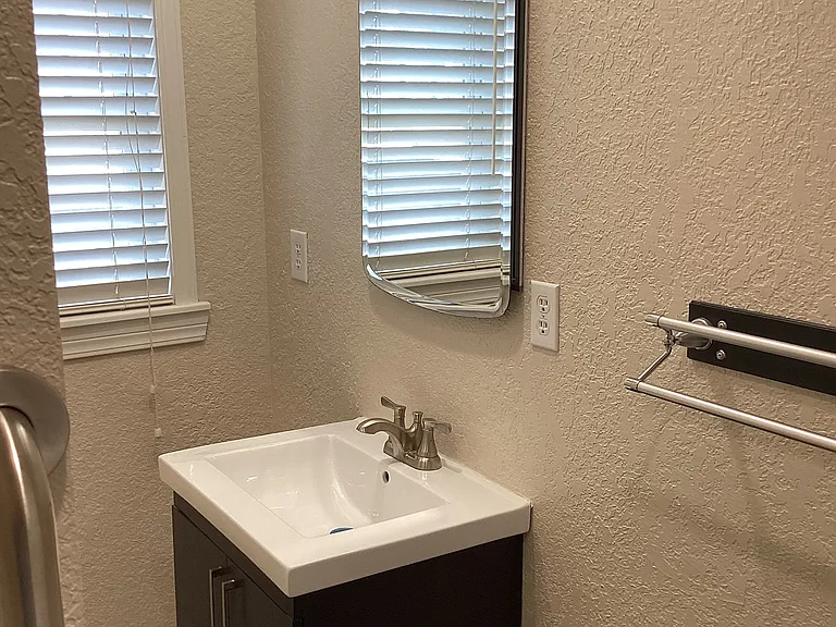 Bathroom sink.