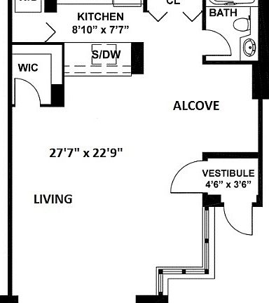 2nd image of 369 W 49th St #1C