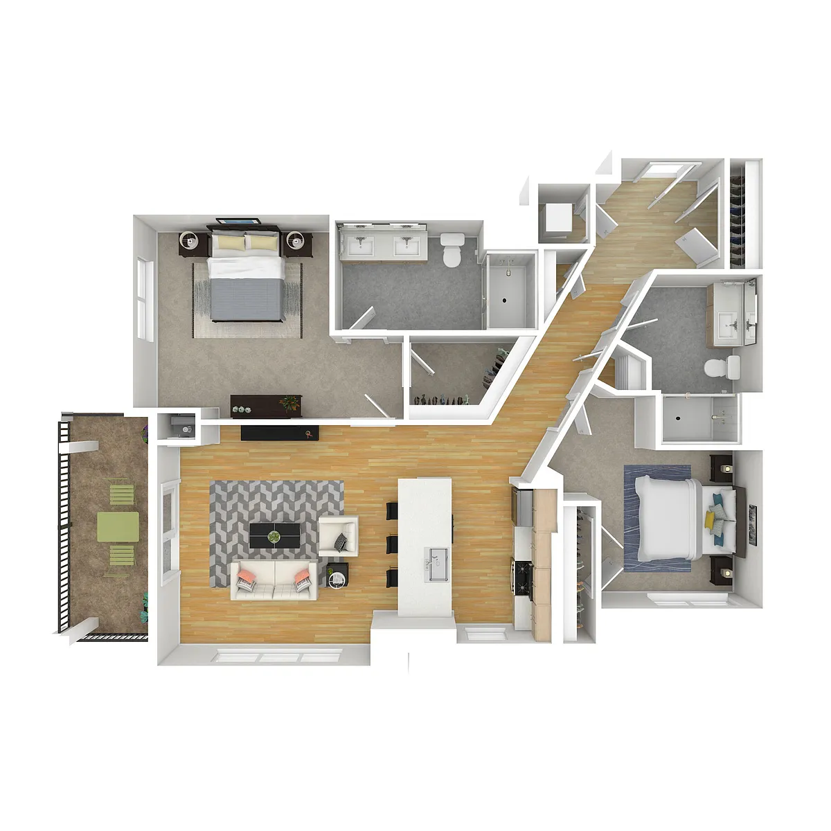 Floor plan 2C