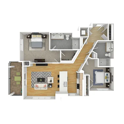 Floor plan 2C