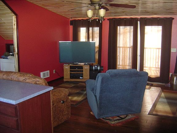 Living area is non-furnished but does in Dinning table and chairs.